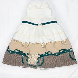 Janie & Jack 6-12M Equestrian Horse Theme Dress